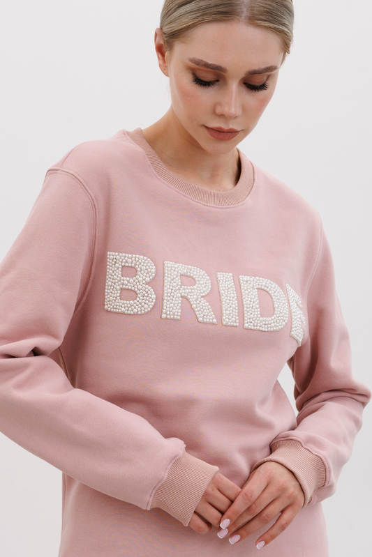 Pearl BRIDE letters Sweatshirt