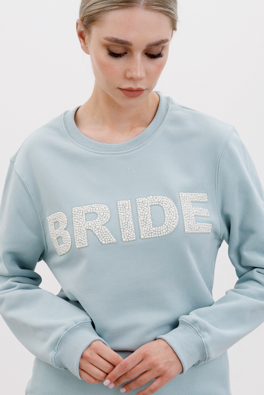Pearl BRIDE letters Sweatshirt