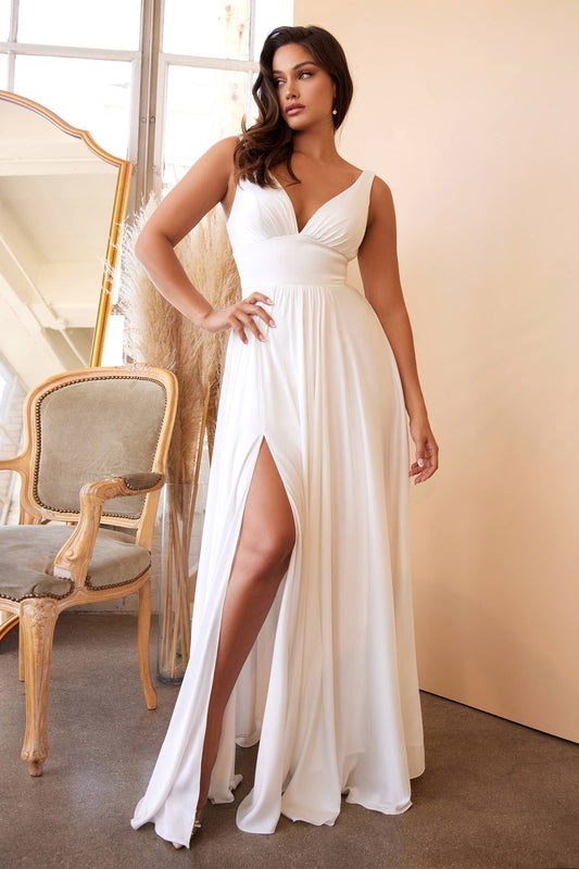 Soft Satin A-line Bridal Gown